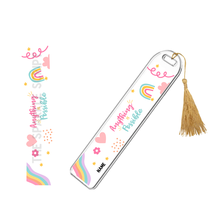Anything is Possible | Acrylic Affirmation Bookmark