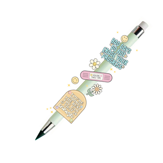 Refillable Infinity Pencil - Retro Affirmations