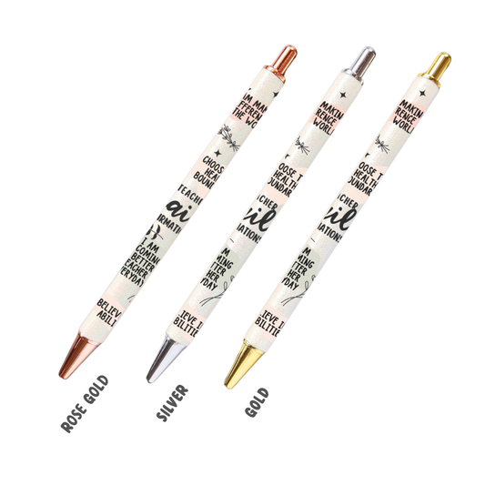 Classy Affirmation Pen - Celestial (Teacher Edition)