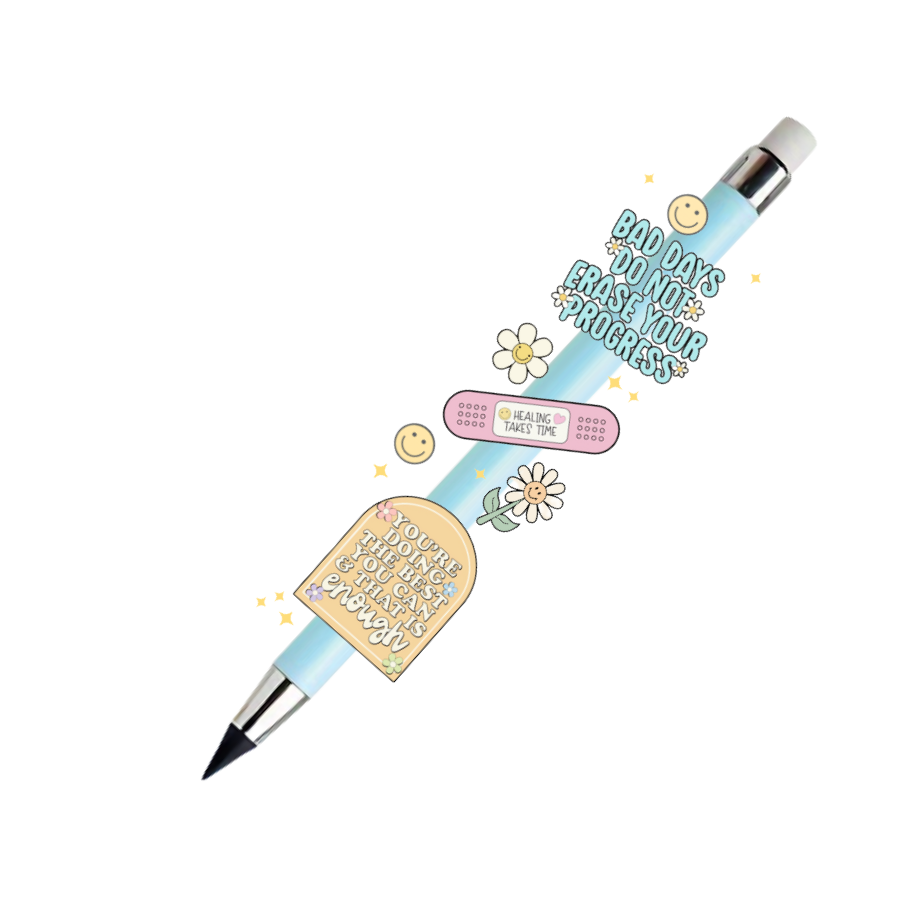 Refillable Infinity Pencil - Retro Affirmations