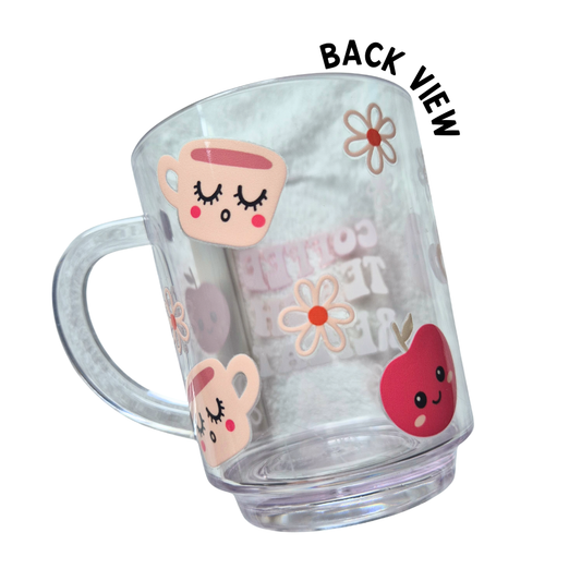 Coffee Teach Repeat Clear Mug