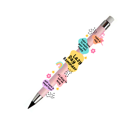 Refillable Infinity Pencil - Lazy Day Reminder