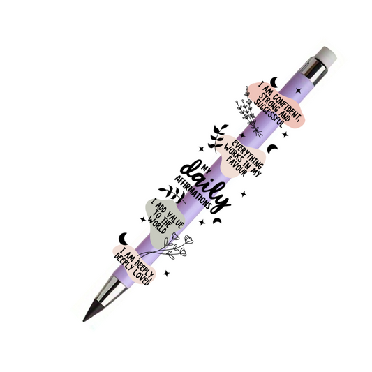 Refillable Infinity Pencil - My Daily Affirmations