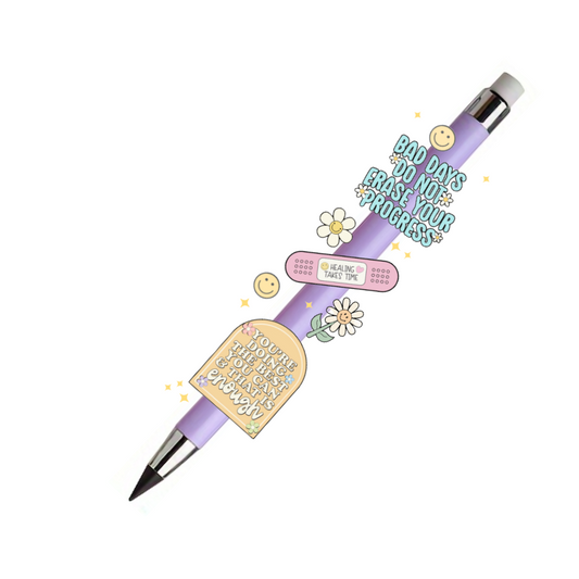 Refillable Infinity Pencil - Retro Affirmations