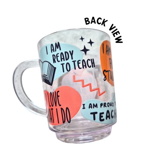 Teacher's Daily Affirmation Clear Mug